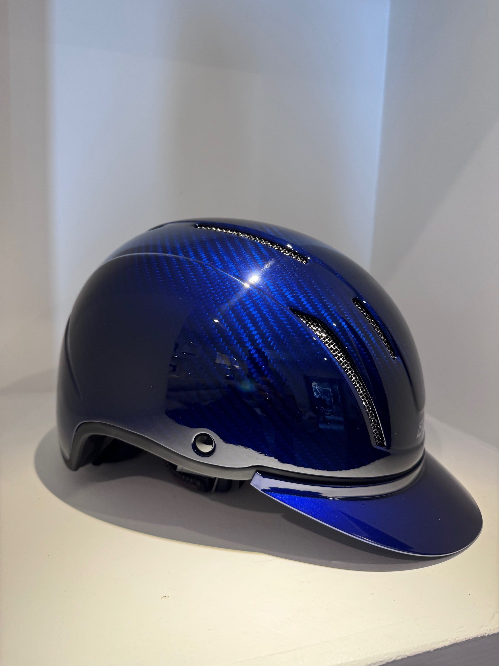 bike helmet with detachable brim navy blue NEW ARRO C4/C4S Helmet – Gloss Blue