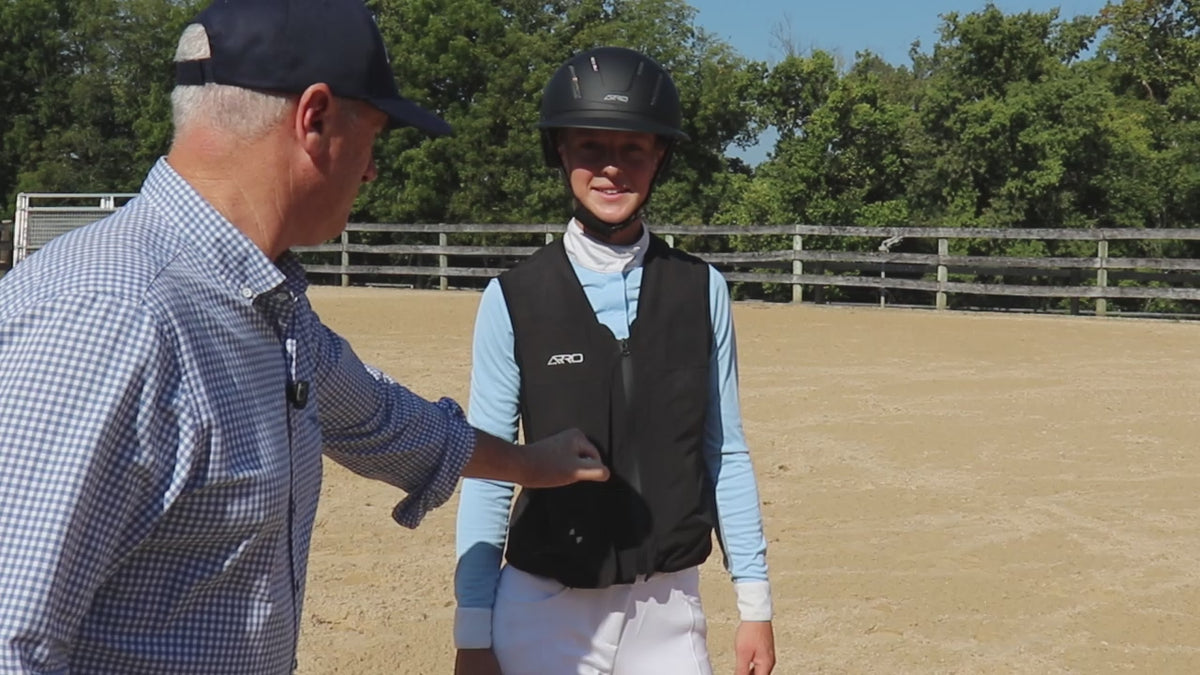 ARRO Equestrian Air Vest – inflation video